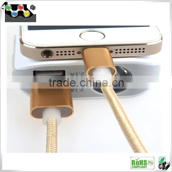 Factory New Products ! Fashion USB 2.0 Connector Cable, Two Sided Usb Cable for IPhone&Android Mobile Phone photo-2