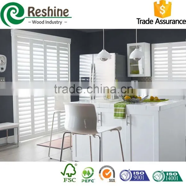 Fauxwood Poly Shutter Plantation Supplier From China photo-4