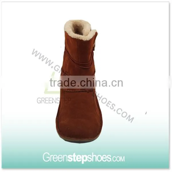 Suede Leather Ankle New Style Ladies Fashion Winter Boot photo-3
