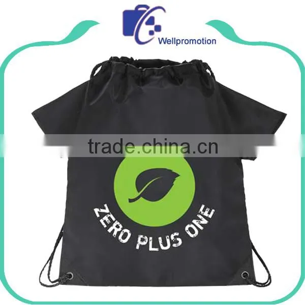 Promotional Custom Waterproof Polyester Drawstring Backpack photo-2