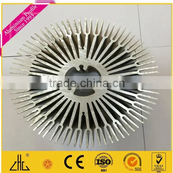 China 2015 Durable Aluminium Heat Sink, Aluminium Heat Sink for Led, Cylindrical Heat Sink photo-2