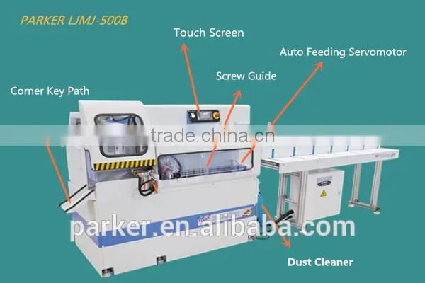 Aluminum Profile Automatic Cnc Corner Key Cutting Machine photo-6