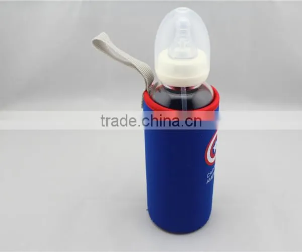 Kid Drinking Water Bottle With Insulated Sleeve, Borosilicate Glass Baby Bottle
