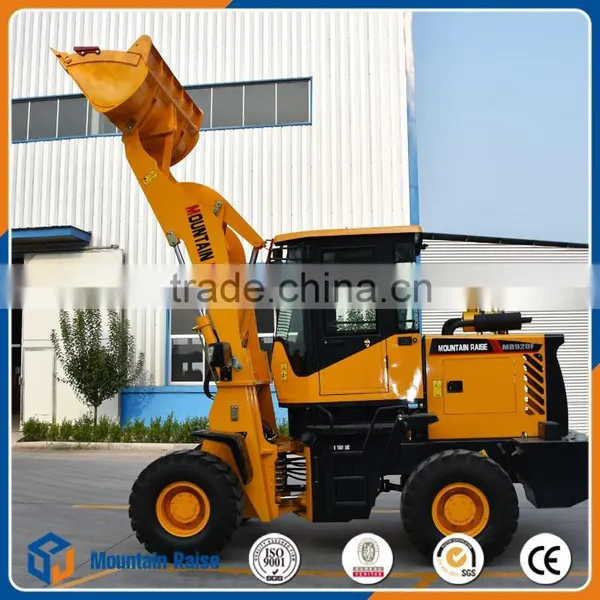 Multi Function Mini Radlader Wheel Loader With Quick Hitch Pallet Fork photo-4