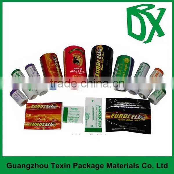 New Products on China Market Wholesale Price Printed Pvc Battery Shrink Wrap Label photo-3
