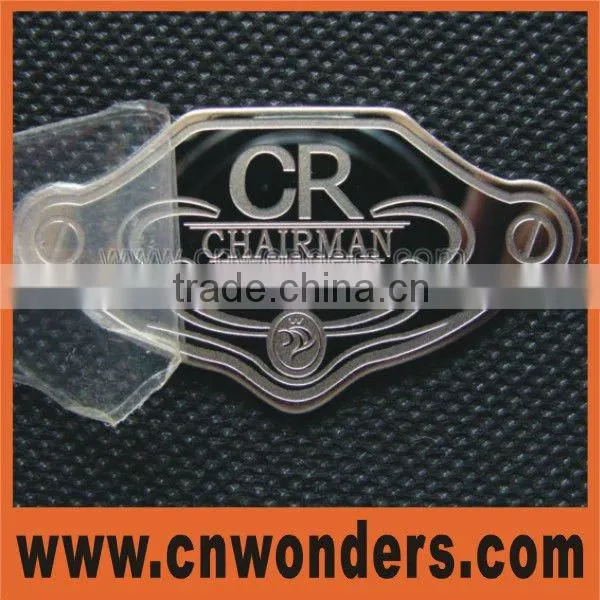 High Quality Custom Metal Logo Plate