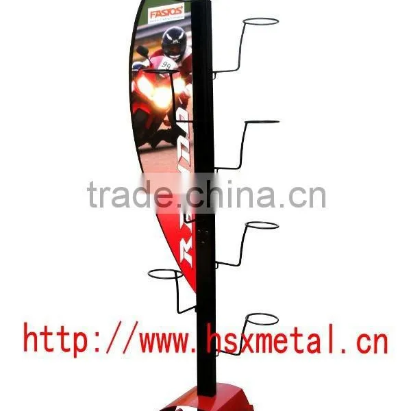 Metal Iron Hat Cap Hanging Display Stand HSX-DR0344 photo-4