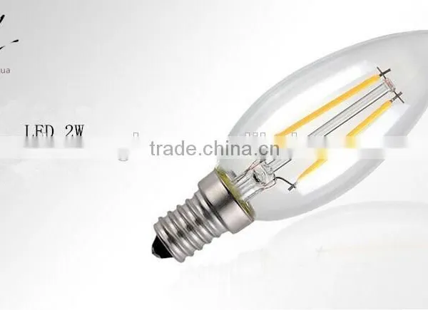 Vintage LED Filament Bulb C35 E27 2w With CE ROHS SAA photo-4