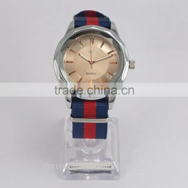 2015 Fashion Nylon Changeable Band Watch With Best Men Wrist Watch Low Price photo-4