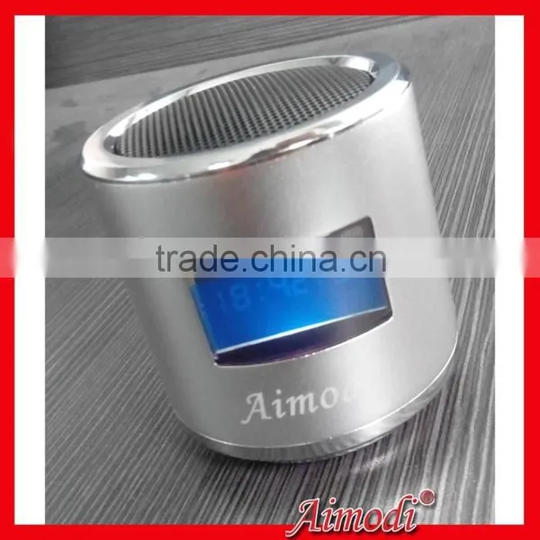2015 New Products Portable Wirelesss Hifi Mini Speaker With Lcd Display photo-3