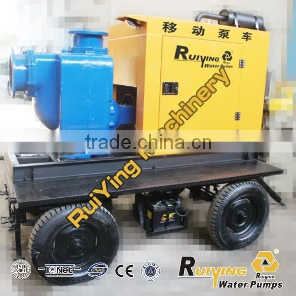 Large Irrigation Pump Driven by Diesel Engine With Trailer photo-5