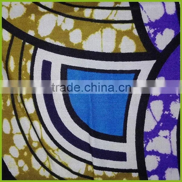 Wholesale Customized African Wax Printed 100% Cotton Fabric for Clothes photo-2