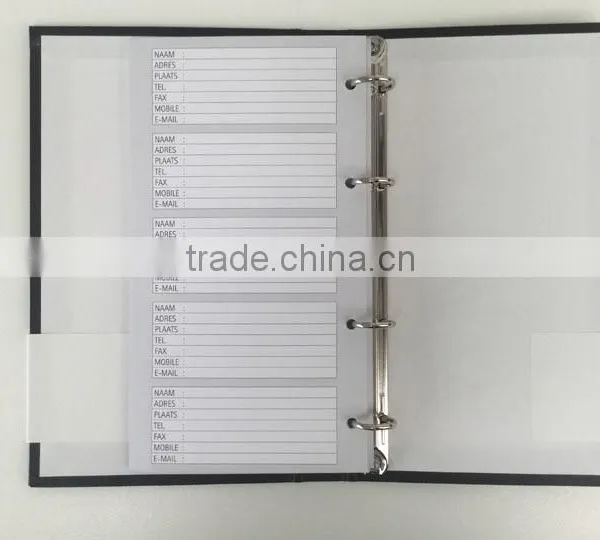 a5 Ring Binder Leather Adresmap photo-5
