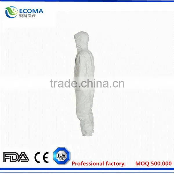 Disposable Coverall With Hood, Elastic Cuff photo-4