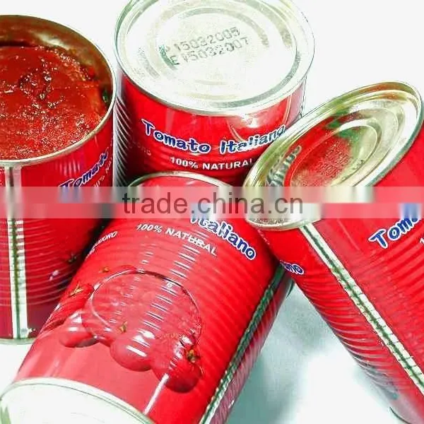 198G China Factory Hot Sell Nature Canned Tomato Paste photo-3