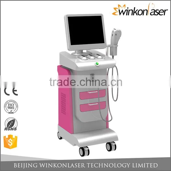 Winkon Newest Beauty & Personal Equipment Hifu 8MHz Ultrasound Machine & Wrinkle Removal Hifu Face Lift Eye Lines Removal photo-2