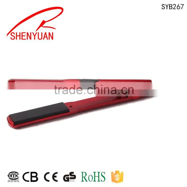 hair straightener fashion with steam function ceramic on/off switch