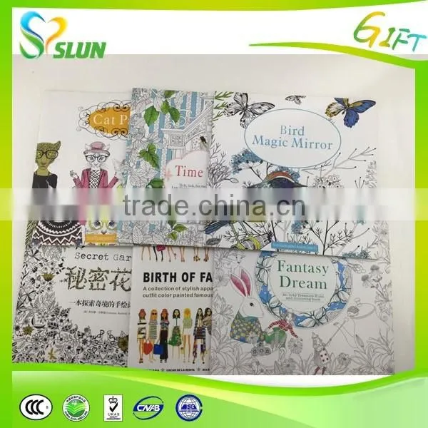 DIY Coloring Book English Version Hand-painted Secret Garden photo-3