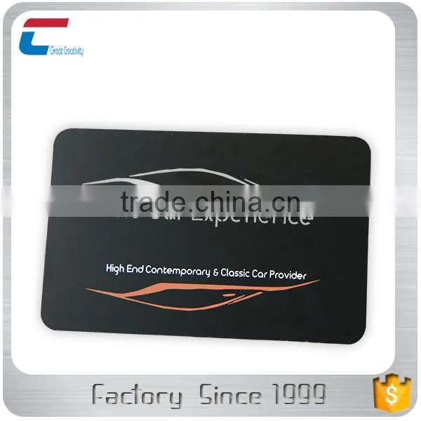 Standard Size Debossed Matte Black Matel Business Card photo-3