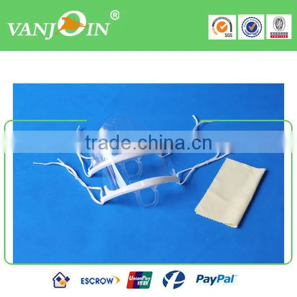 10pcs/box Double Side Anti-Fog Transparent Sanitary Food Mask photo-2