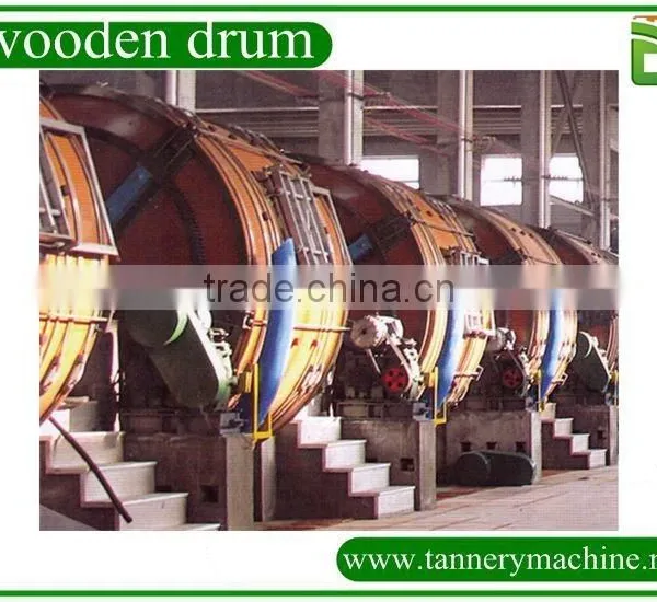 Supply Overloading Wooden Drum Soaking/Liming/Tanning photo-3