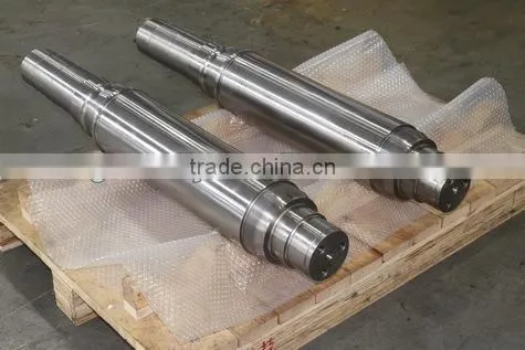 Customized Steel Rotor Shaft for High-speed Railway Transportation photo-4