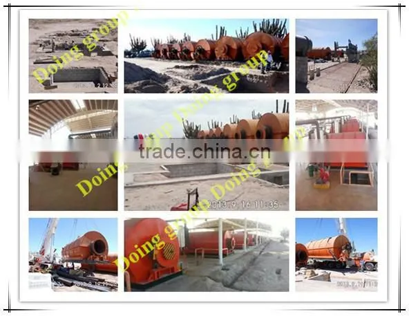Latest Technology Waste Tire Recycling to Fuel Oil Pyrolysis Plant photo-5