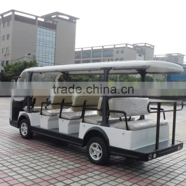 Elegant 4 Wheel City 11 Passenger Shuttle Bus Electric Utility Vehicle photo-6