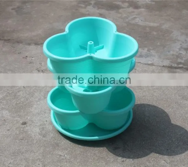 Stackable Garden Planters Herb Flower Pots Indoor and Outdoor photo-6