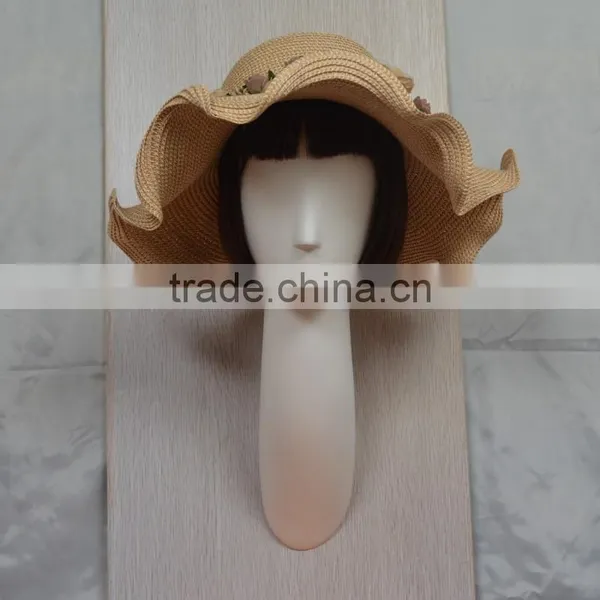 Matt White Wall Mounted Female Mannequin Head for Hat and Wig Shore Display photo-4
