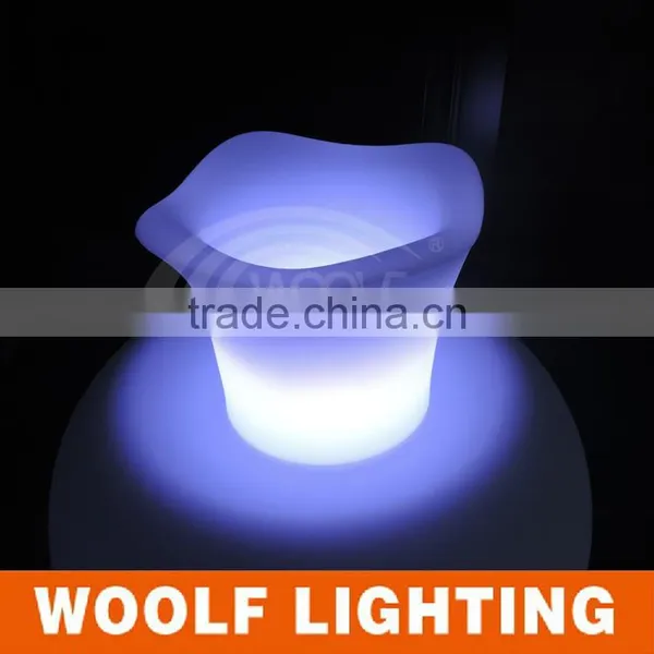 Garden Led Illuminating Plastic Flower Pot Color Changing photo-4