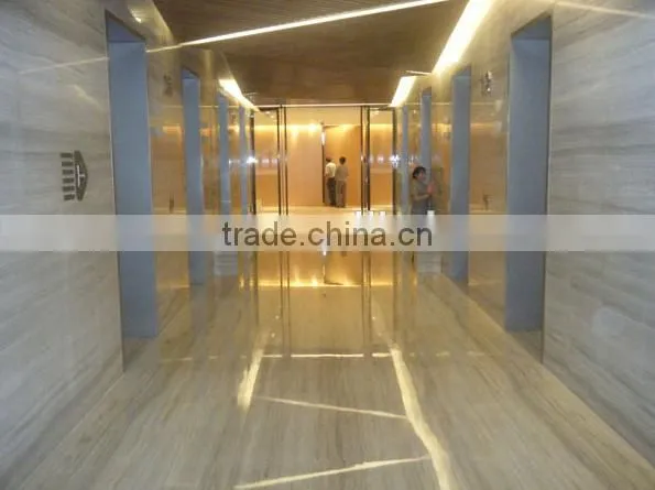 Grey Color Marble Wooden Vein Tiles and Slabs photo-3