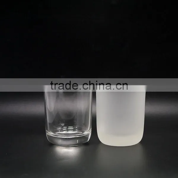 Round Glass Candle Jars 6oz Candle Holders Clear/black/white/frosted Candle Jar photo-3