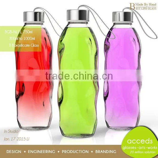 500ml New Drink Bottle With Colored Silicone Cap photo-4