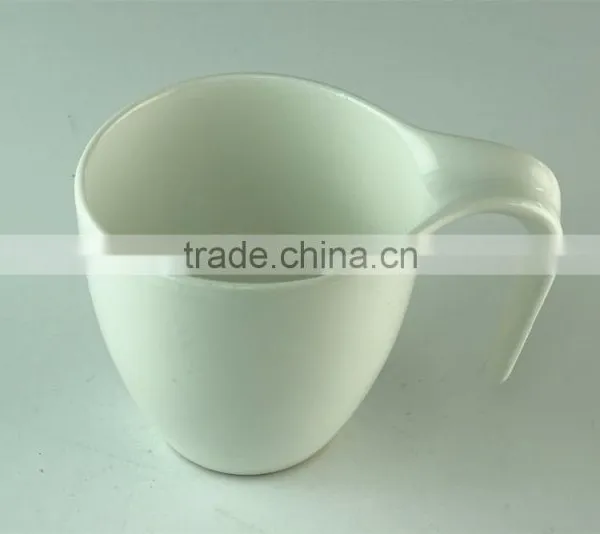 Stocked 400ml Fctory Round Handle Sublimation Ceramic Coffee White Mug/cup Standard for Daily Use photo-2