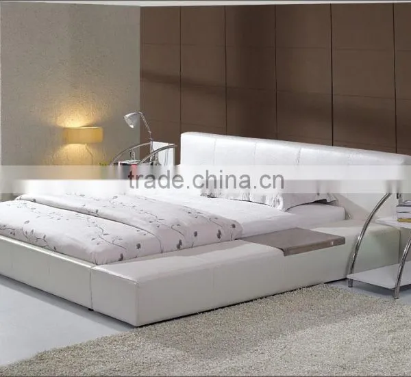 Hot Selling Soft Modern Leather Bed With Speaker photo-6