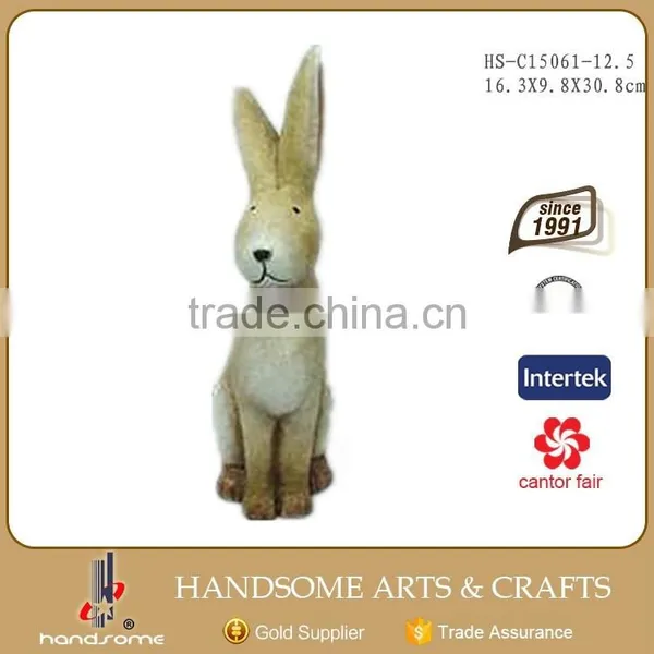 9 Inch Resin Gift Indoor Home Decoration Rabbit Statues Animal Sculpture photo-4