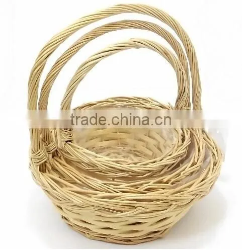 East Flower Basket Cheap Hand Weave Empty Gift Basket photo-4
