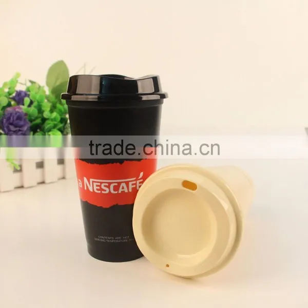 16 Ounce Single Walled Bpa Free Plastic Travel Mug Starbuckss Coffee Mug photo-5