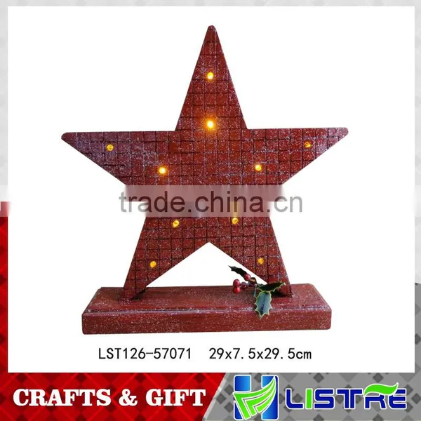Ployresin Christmas Decoation With Led Lights photo-4