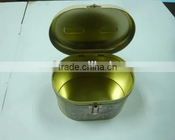 Lunch Box,jewelry Box With Plastic Pearl Handle photo-2