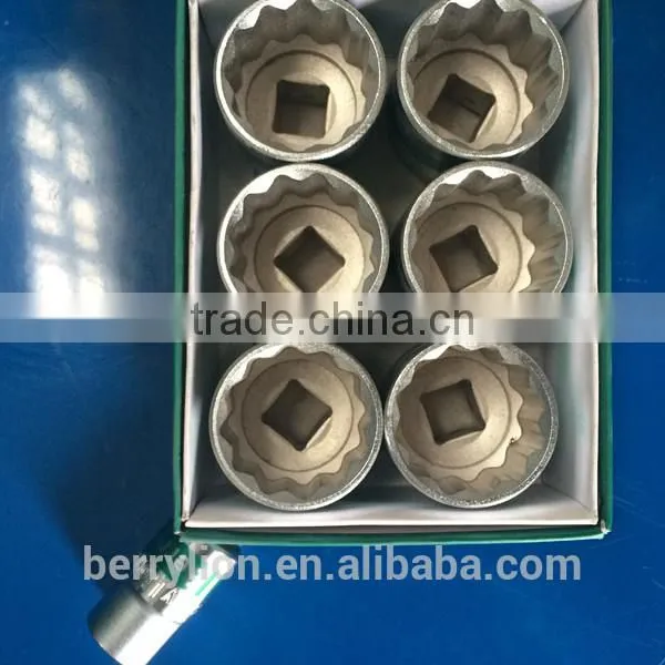 Berrylion 1/2" Socket 12 Angle Dual Color CR-V Socket8mm-32mm Socket photo-5