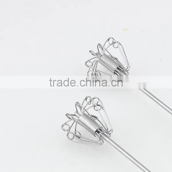 New Easy Kitchen Handle Push Whisk Versatile Egg Beater photo-3
