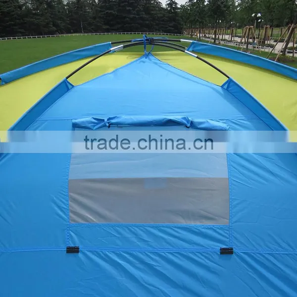 3 Person Double Layer Ripstop Polyester Family Camping Tent With Fiberglass Pole photo-3