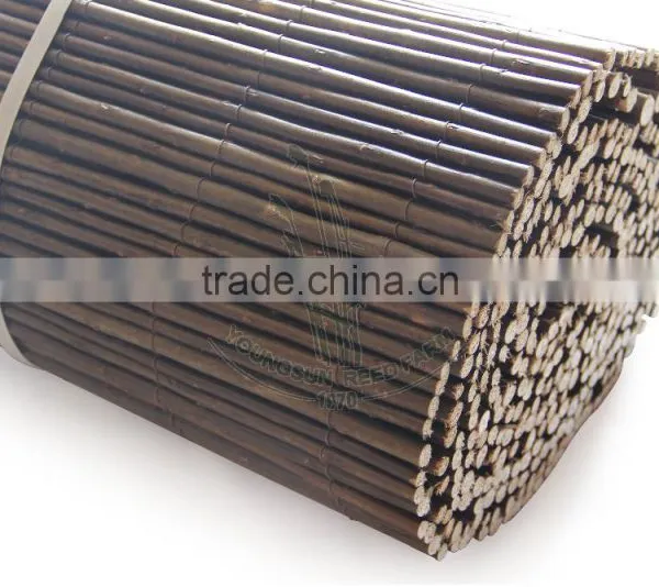 Dark Brown Willow Fencing Wicker Fence for Gardening Privacy Making photo-2