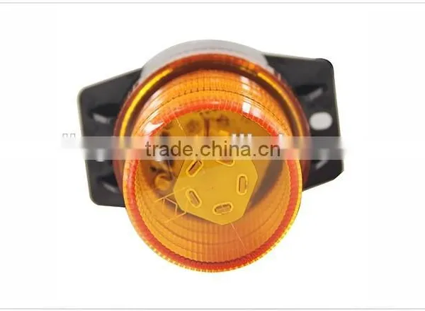 Amber 10-30V IP67 LED Rotating Beacon Flashing Lights LED Emergency Warning Light photo-4