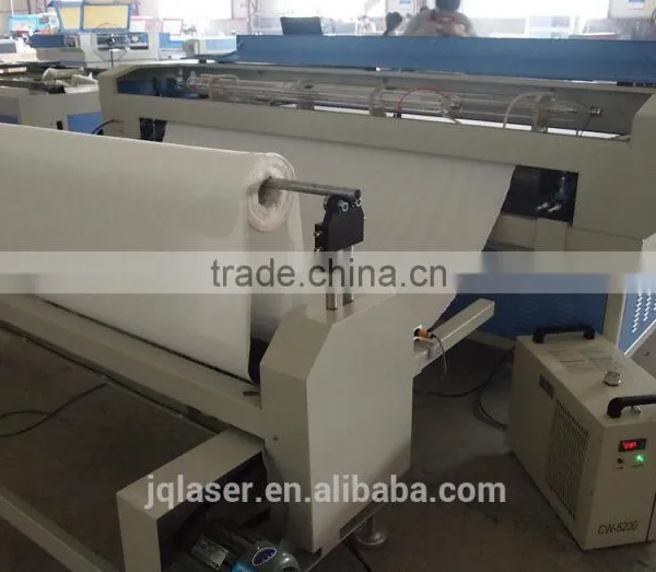 Printing Embroidered Fabric Cloth Automatic Laser Cutting Machine for Sportswear photo-4