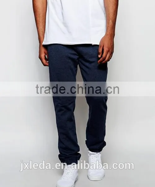 2016 New Mens Plain Tapered Sweat Pants, Jogger Trousers Custom photo-4