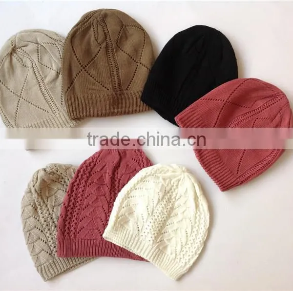 Colourful Jacquard Women and Lady Popular Knitted Winter Beanie Hat Factory photo-4