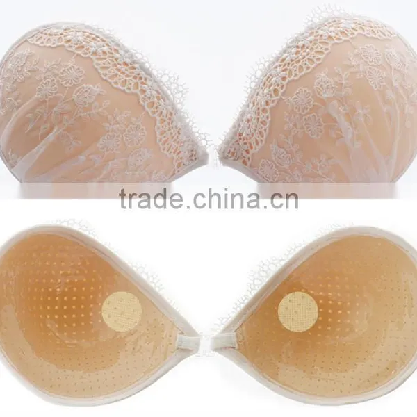 Hot Girls New Sexy Front Closure Nude Lace Factory Wholesale Bra photo-6